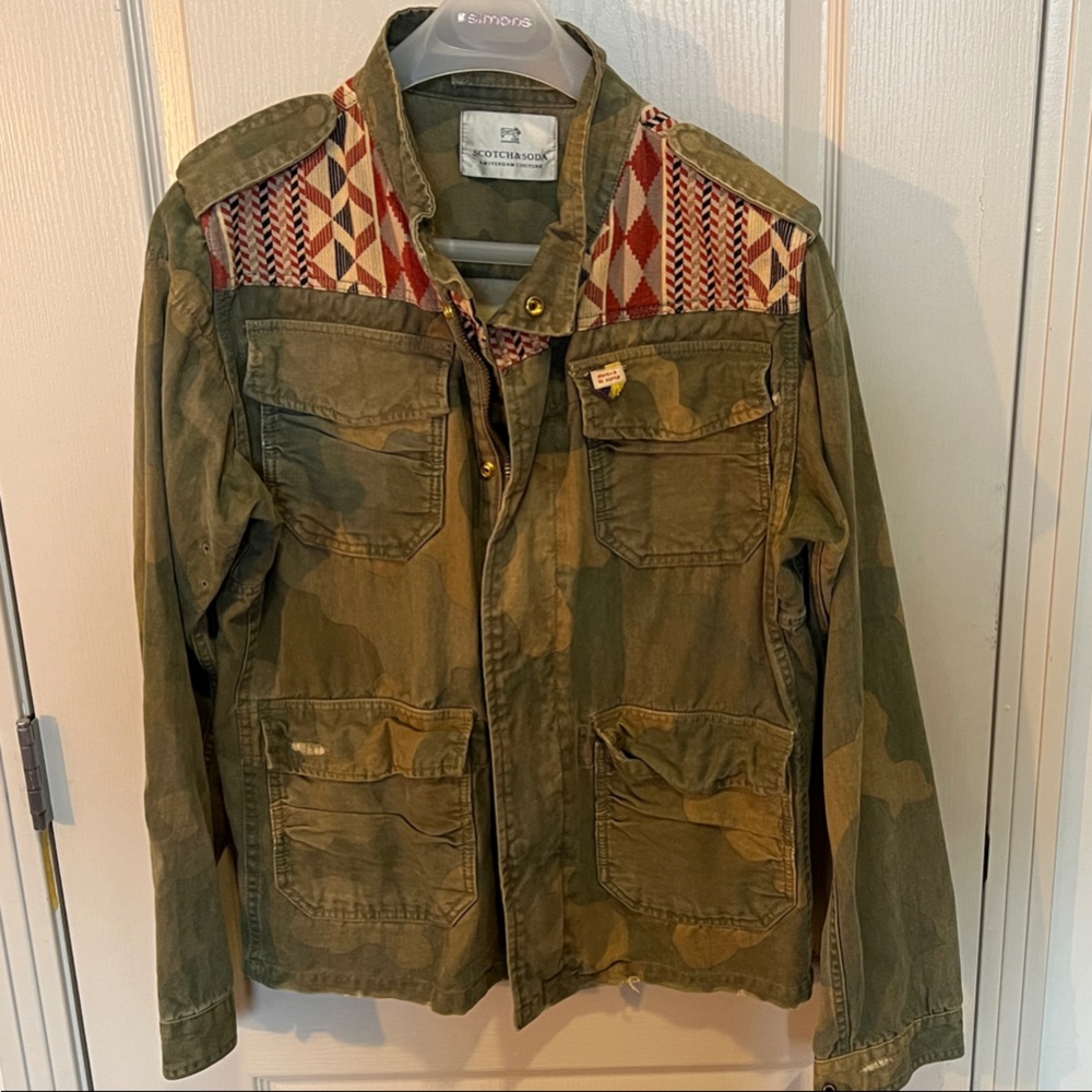 Scotch & Soda Olive Green Jacket